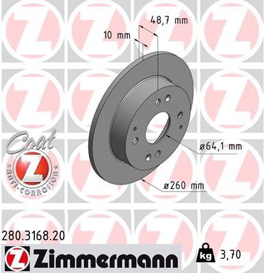 Brake disc ZIMMERMANN