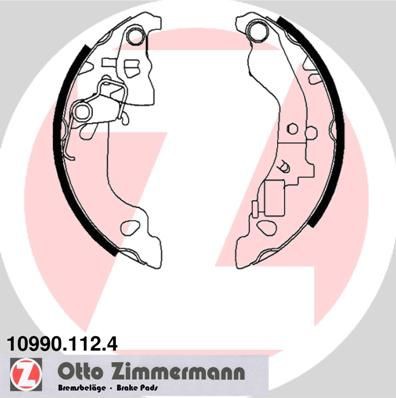 Brake shoe set ZIMMERMANN