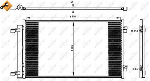 Condenser, air conditioning NRF