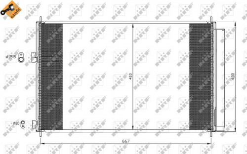 Condenser, air conditioning NRF