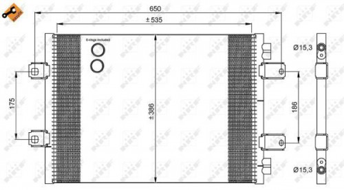 Condenser, air conditioning NRF