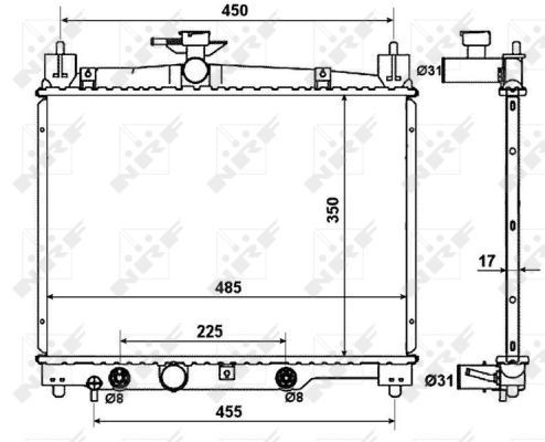 Radiator NRF