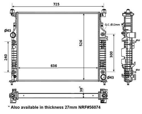 Radiator NRF