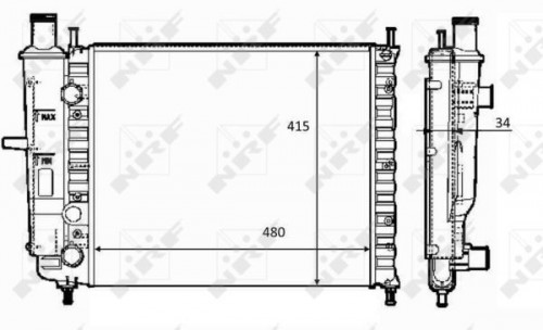 Radiator NRF