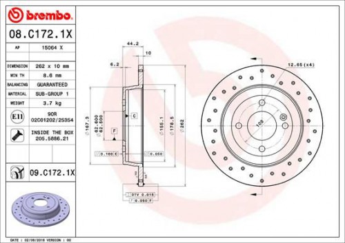 Brake disc BREMBO