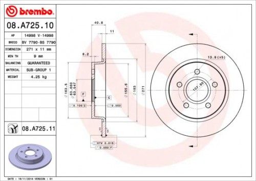 Brake disc BREMBO