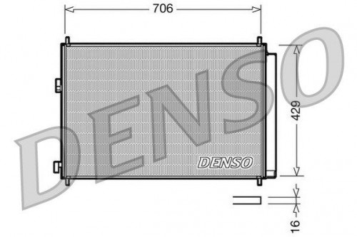 Condenser, air conditioning DENSO