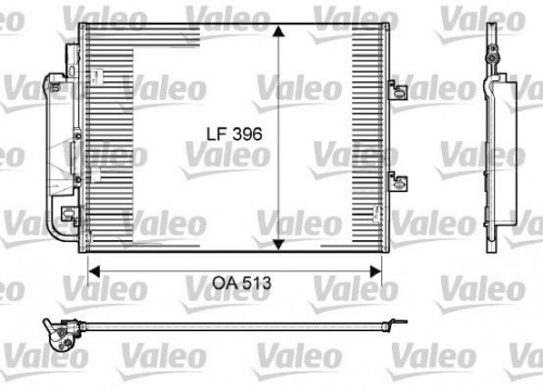 Condenser, air conditioning VALEO