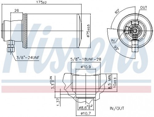 Dryer, air conditioning NISSENS