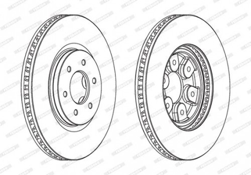 Brake disc FERODO