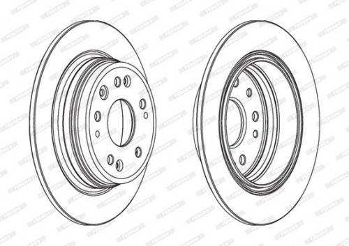 Brake disc FERODO