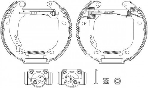 Brake shoe set TEXTAR