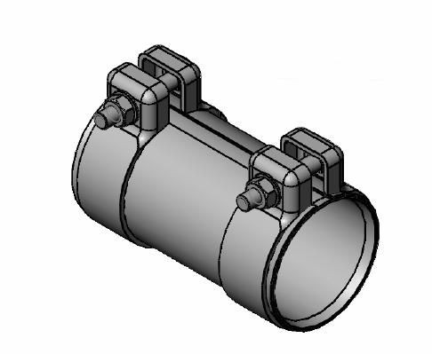 Pipe connection, exhaust system WALKER