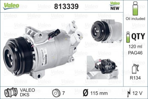 Compressor, air conditioning VALEO