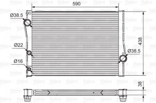 Radiator VALEO