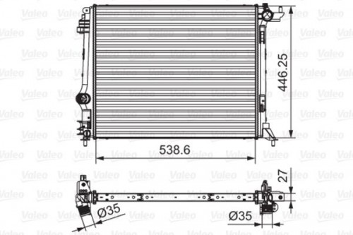 Radiator VALEO