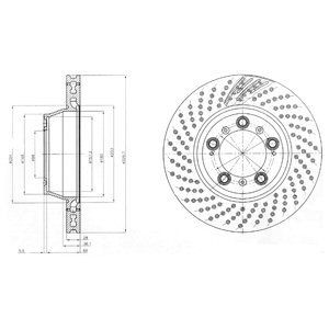 Brake disc DELPHI