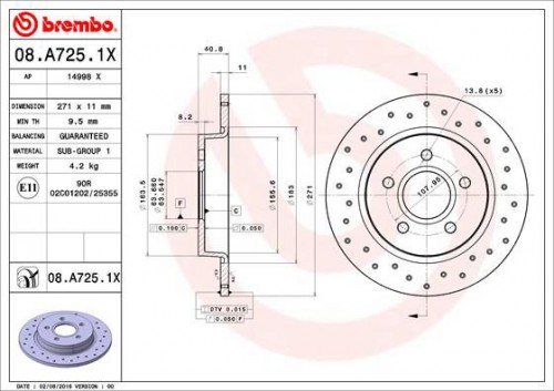 Brake disc BREMBO