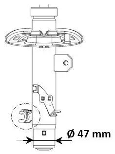 Shock absorber KYB