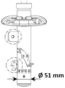 Shock absorber KYB