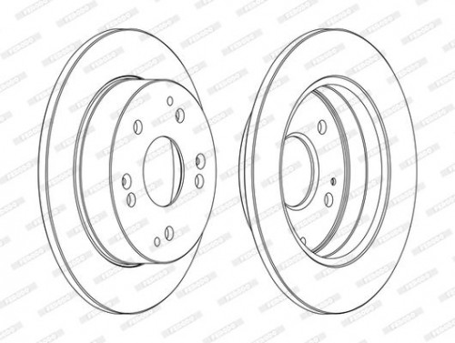 Brake disc FERODO