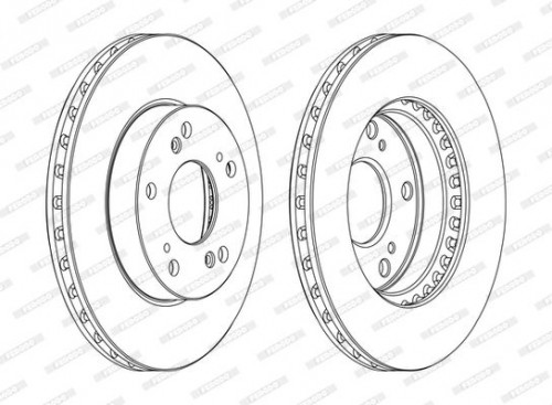 Brake disc FERODO