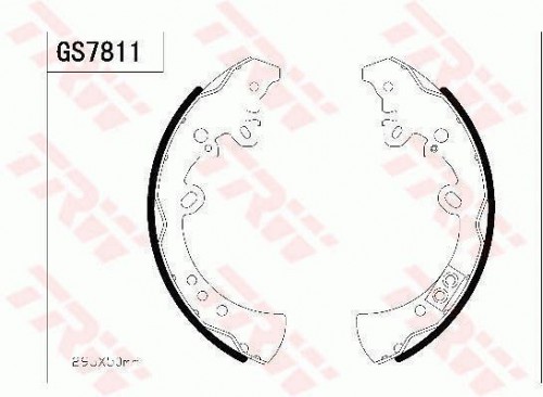 Brake shoe set TRW