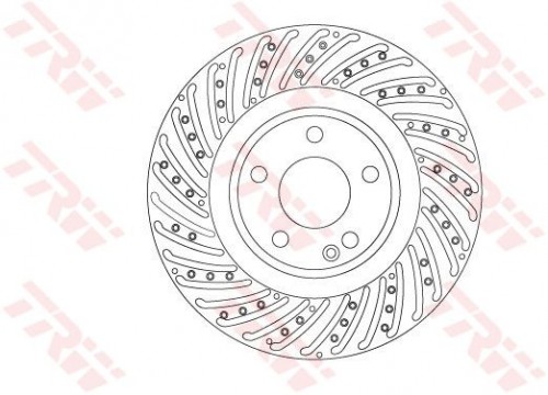 Brake disc TRW