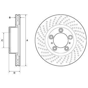 Brake disc DELPHI