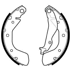 Brake shoe set DELPHI