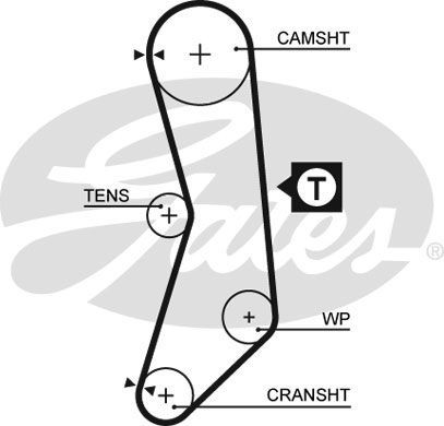 Toothed belt GATES