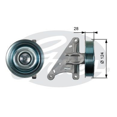 Guided roller / reversing roller V-belts GATES