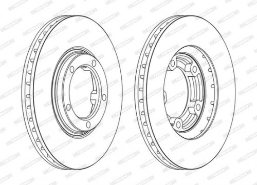 Brake disc FERODO