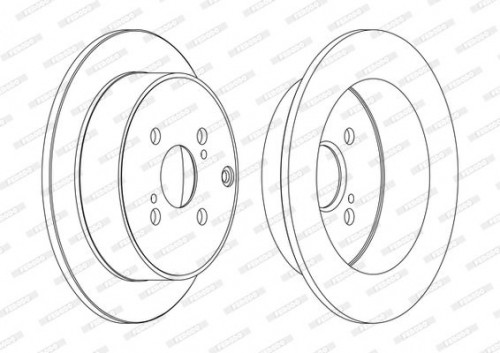 Brake disc FERODO