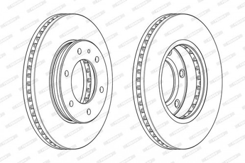 Brake disc FERODO