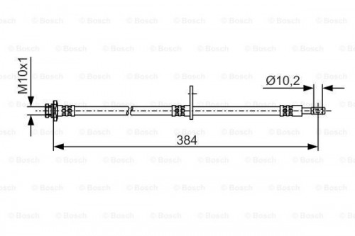 Brake hose BOSCH