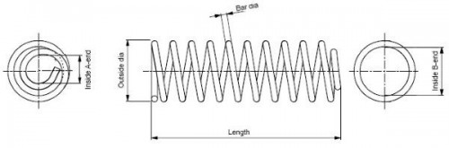 Coil spring MONROE