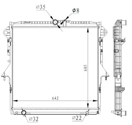 Radiator NRF