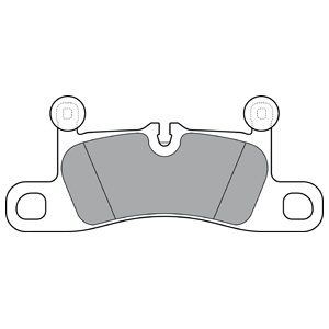 Brake pad set DELPHI