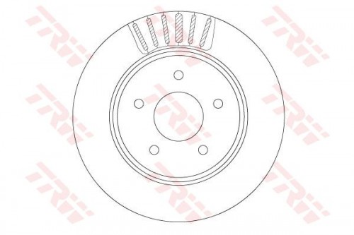 Brake disc TRW