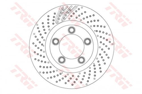 Brake disc TRW